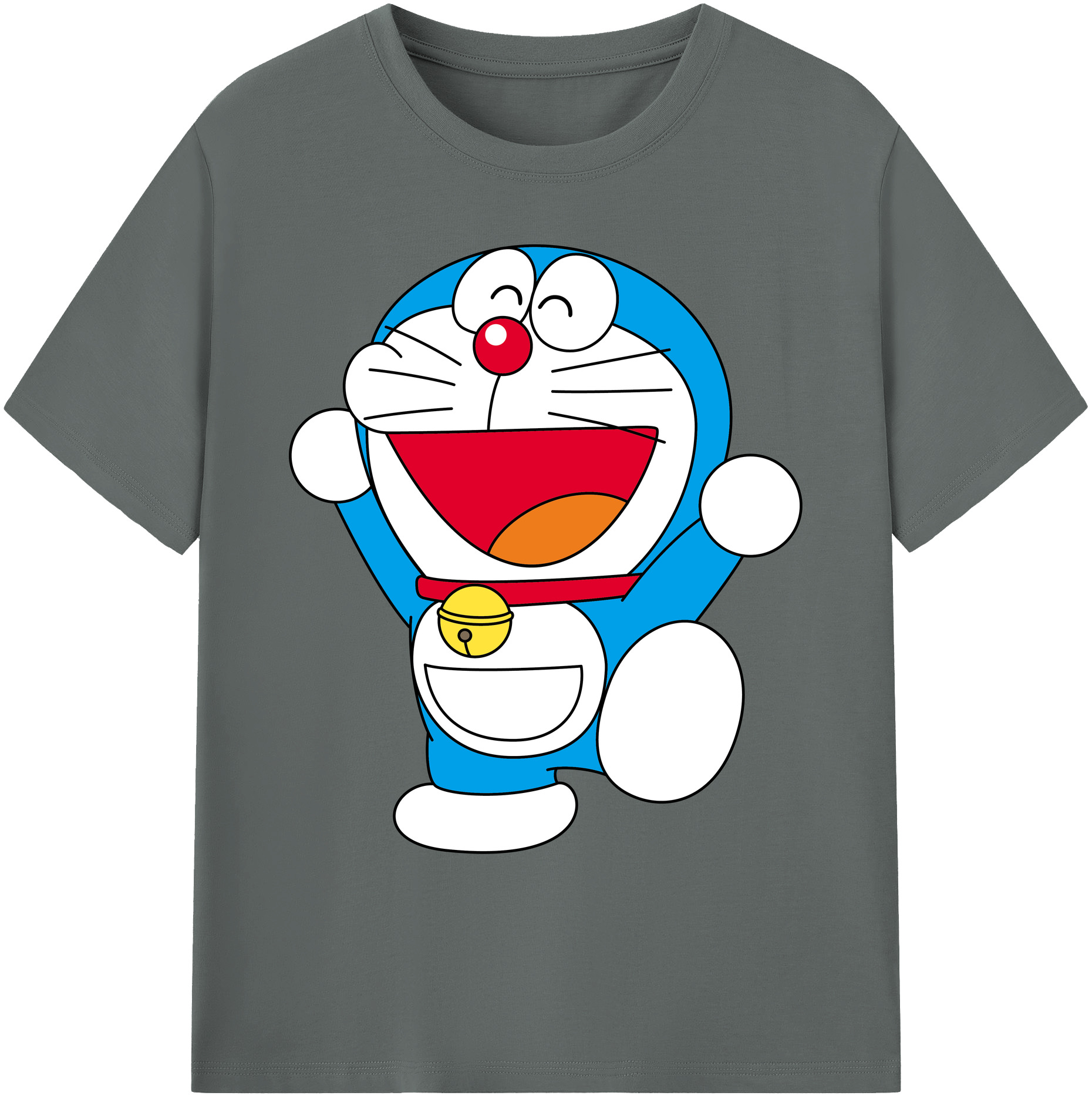 （画像用） ドラえもん Doraemon 綿100％ メンズ半袖Tシャツ｜肌触りやわらか＆通気性